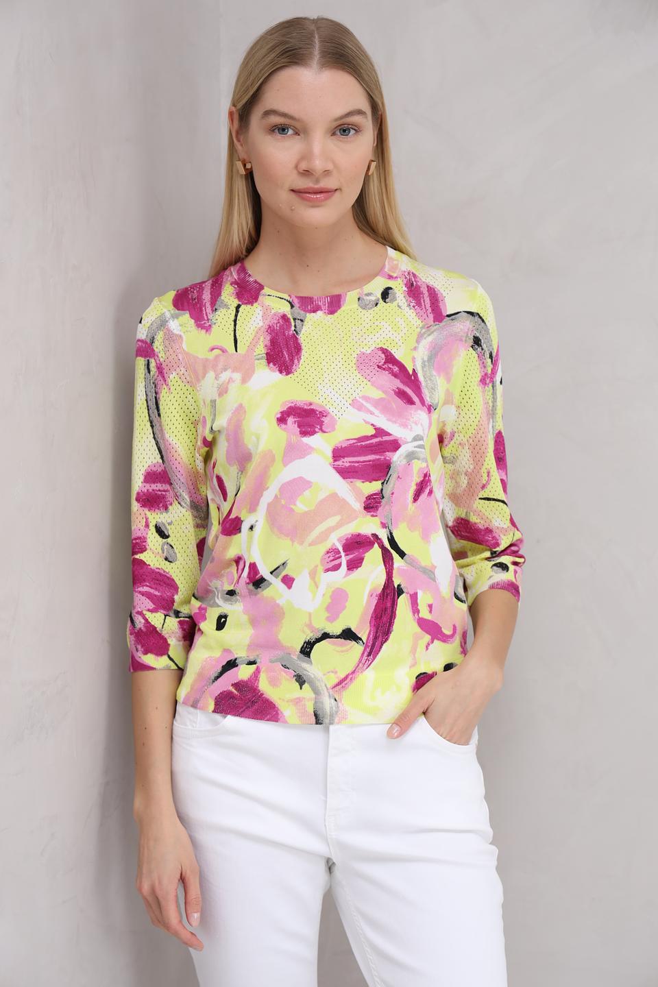 Блуза Taifun с цветочным принтом