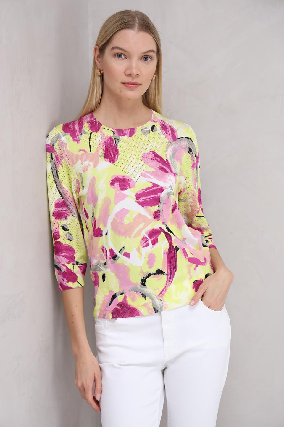 Блуза Taifun с цветочным принтом