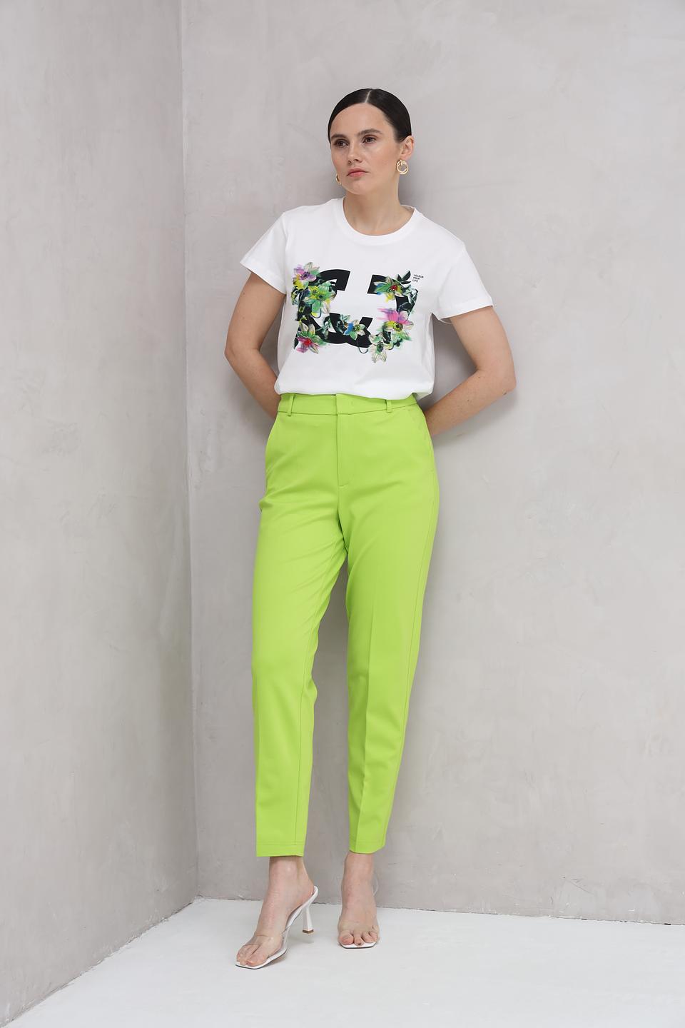 Брюки классические Oui лайм