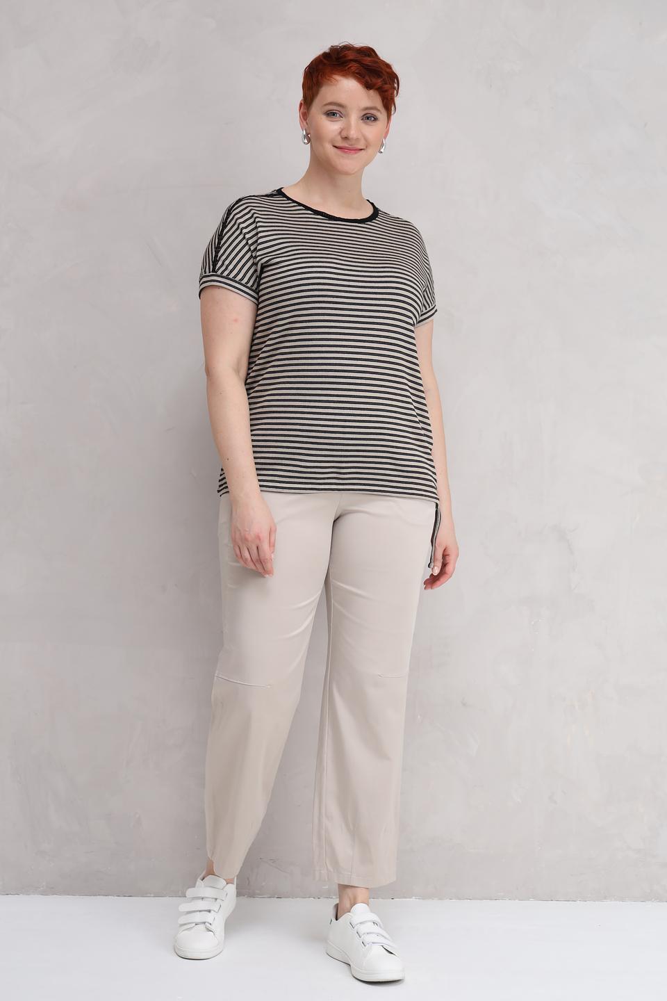 Брюки Lecomte бежевые кюлоты