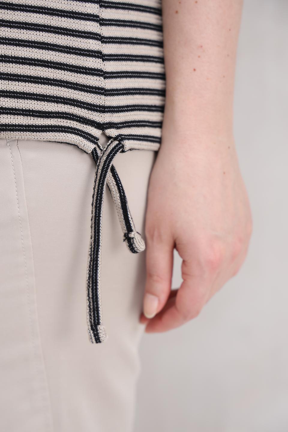 Футболка Lecomte в полоску