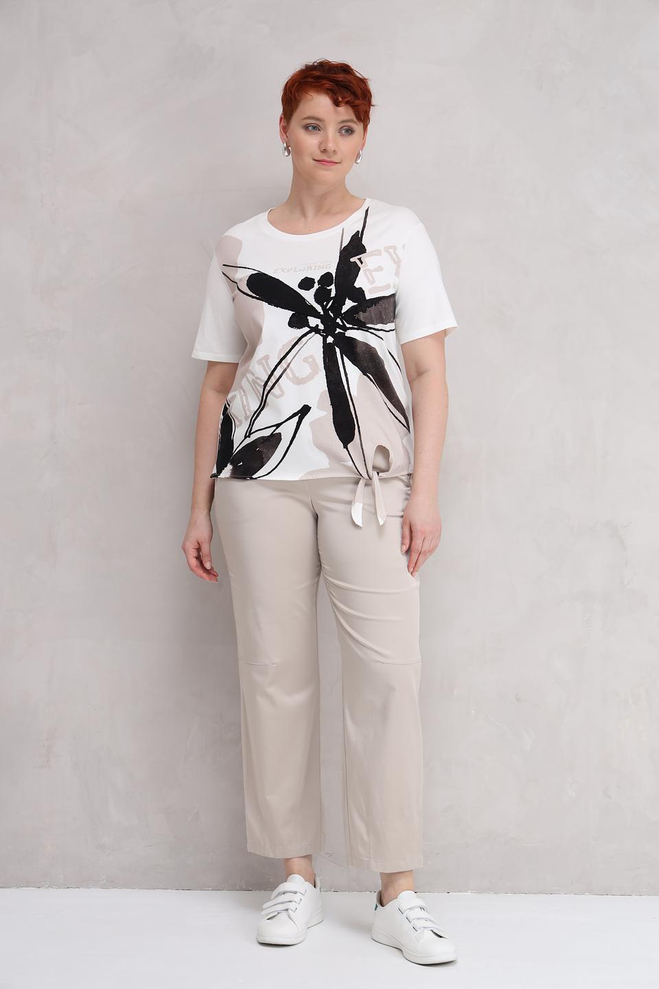 Футболка Lecomte с принтом