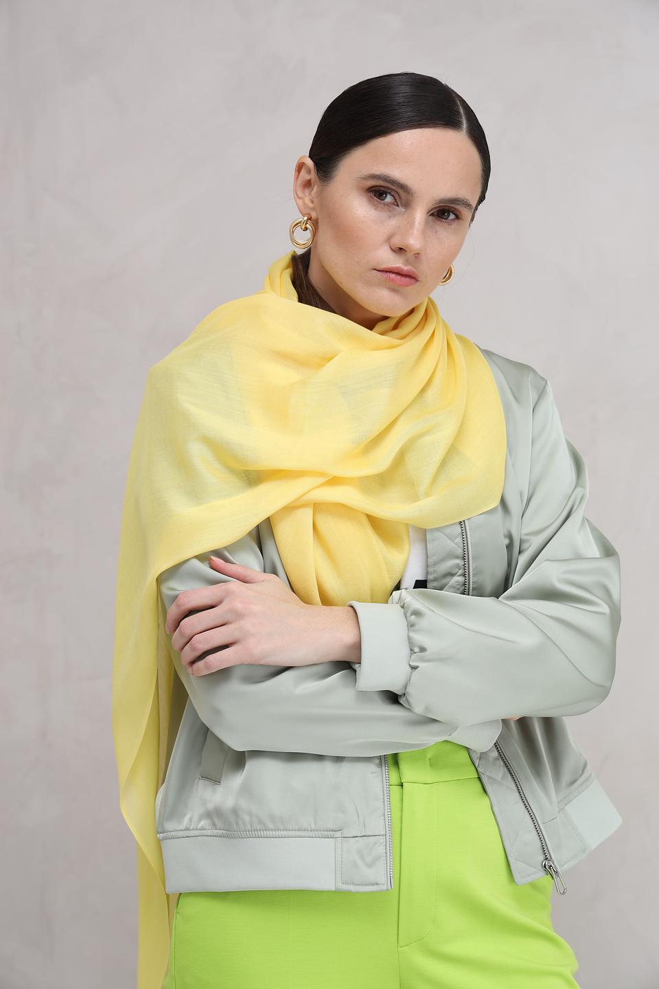 Шарф Oui женский жёлтый