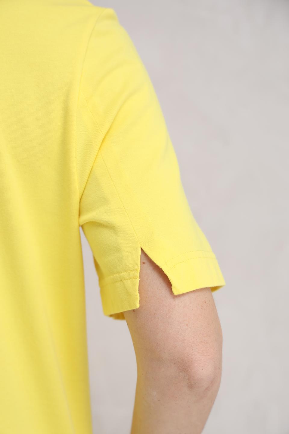 Платье Oui лен жёлтый