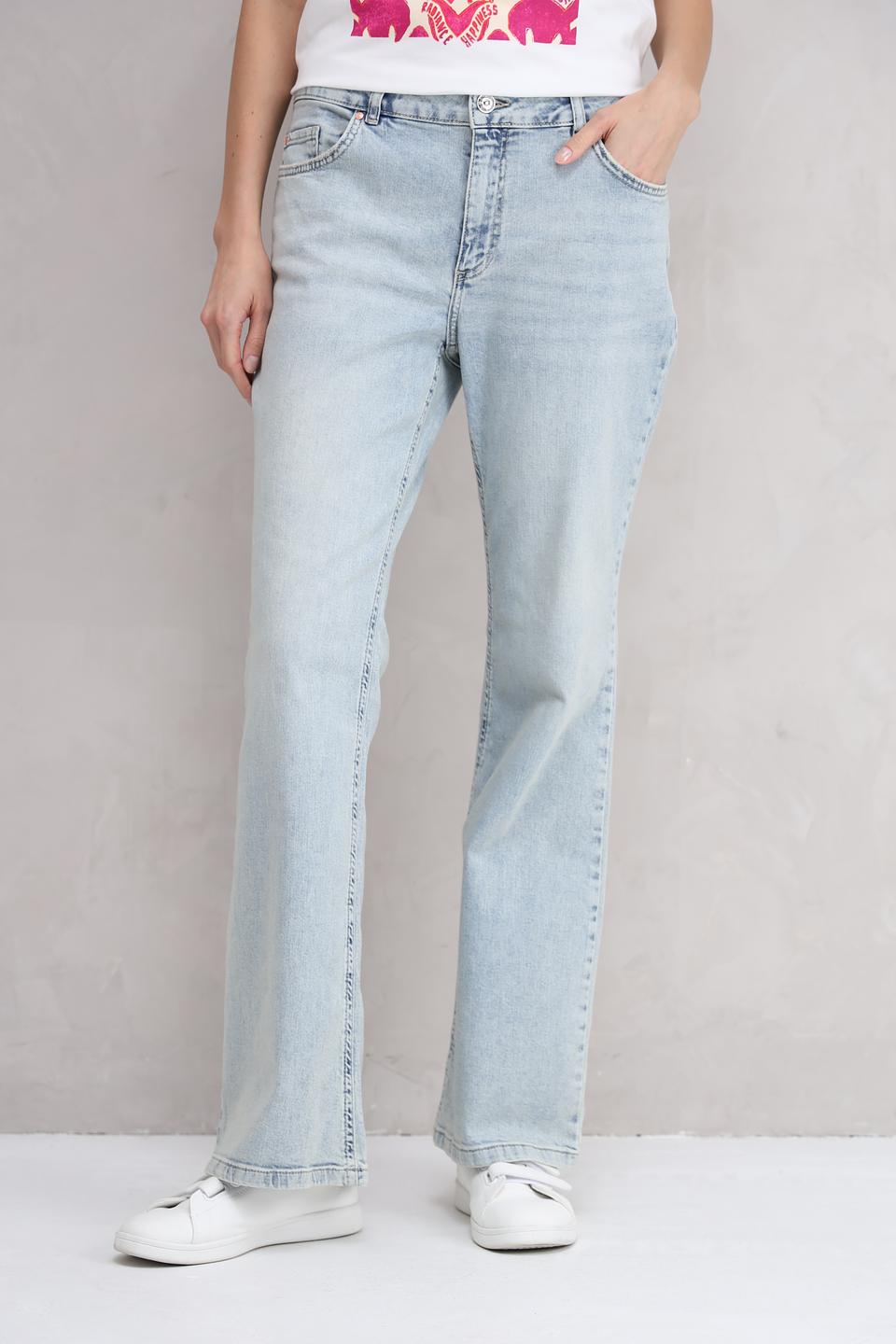 Джинсы Oui светло-голубые