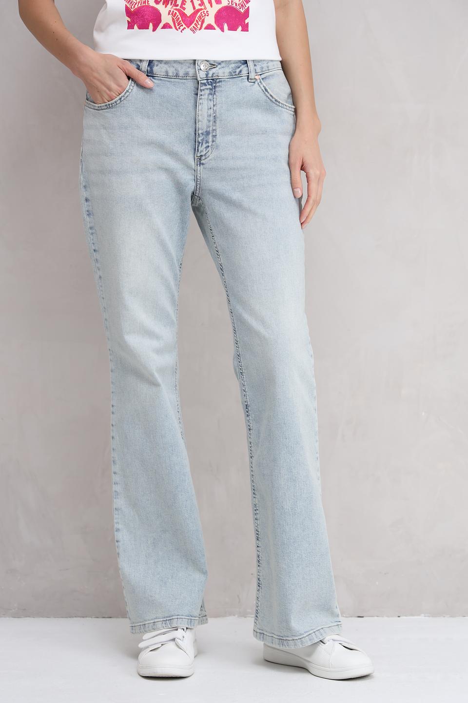 Джинсы Oui светло-голубые