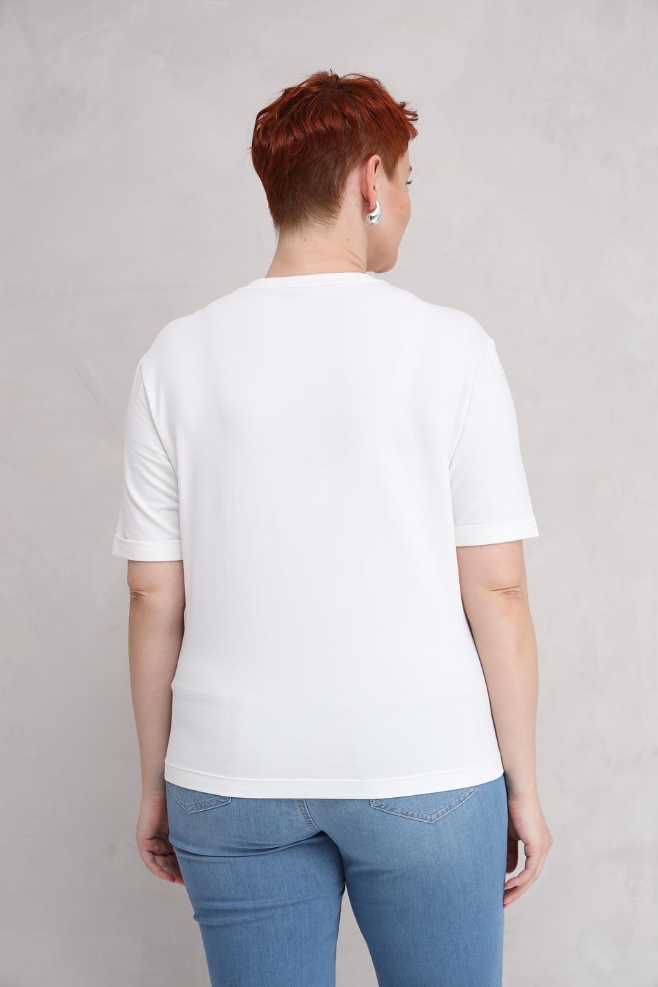 Футболка Lecomte с принтом