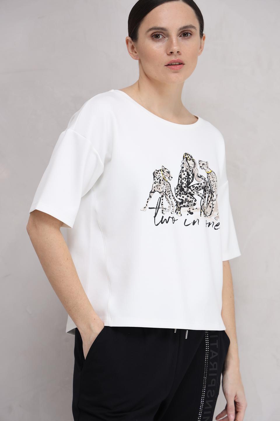 Футболка Monari с принтом Two in One