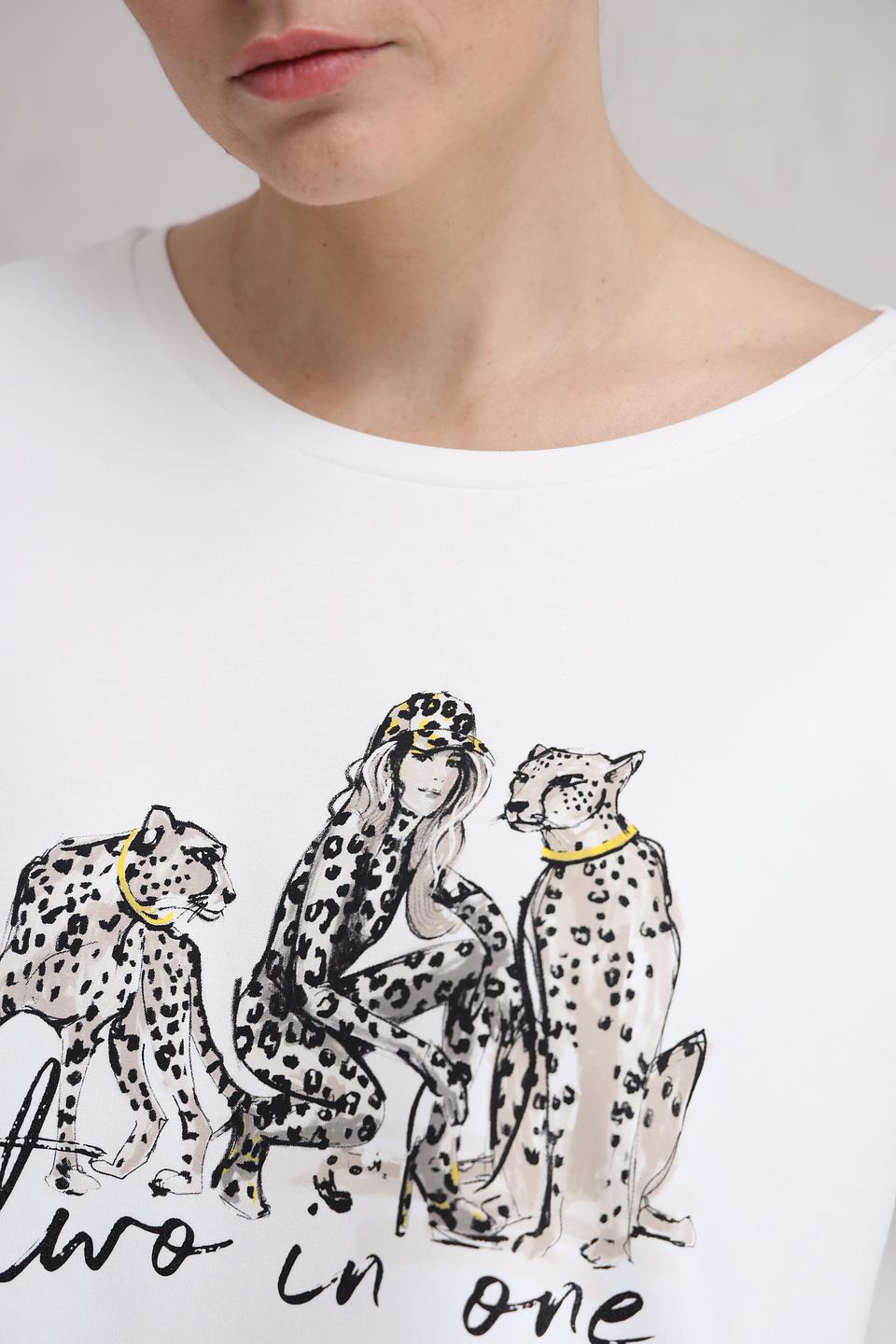 Футболка Monari с принтом Two in One