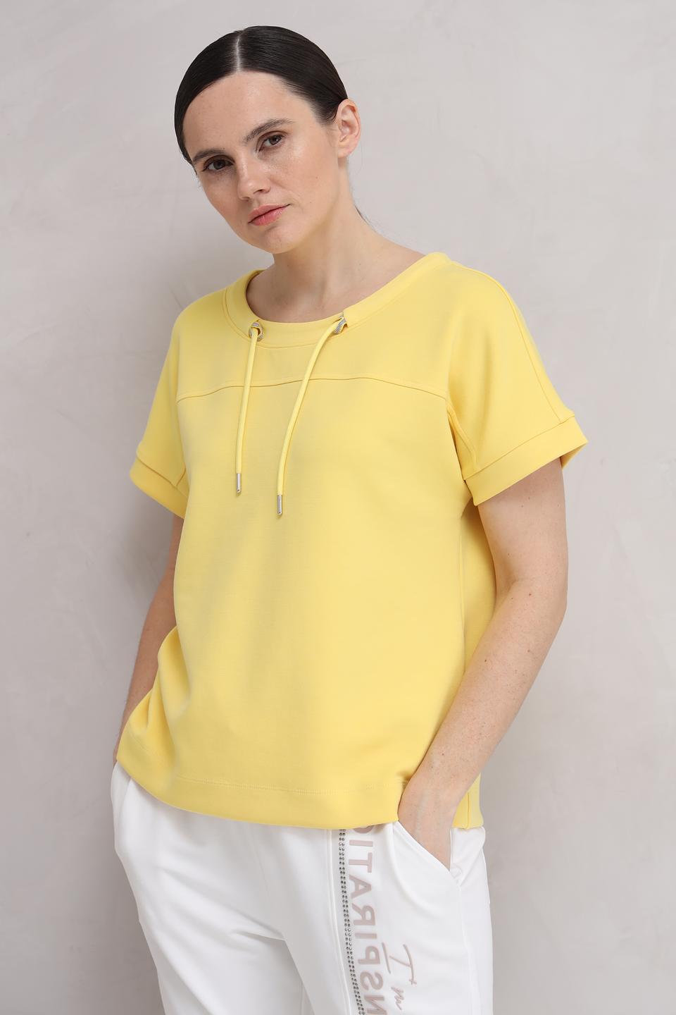 Футболка Monari с кулиской жёлтая