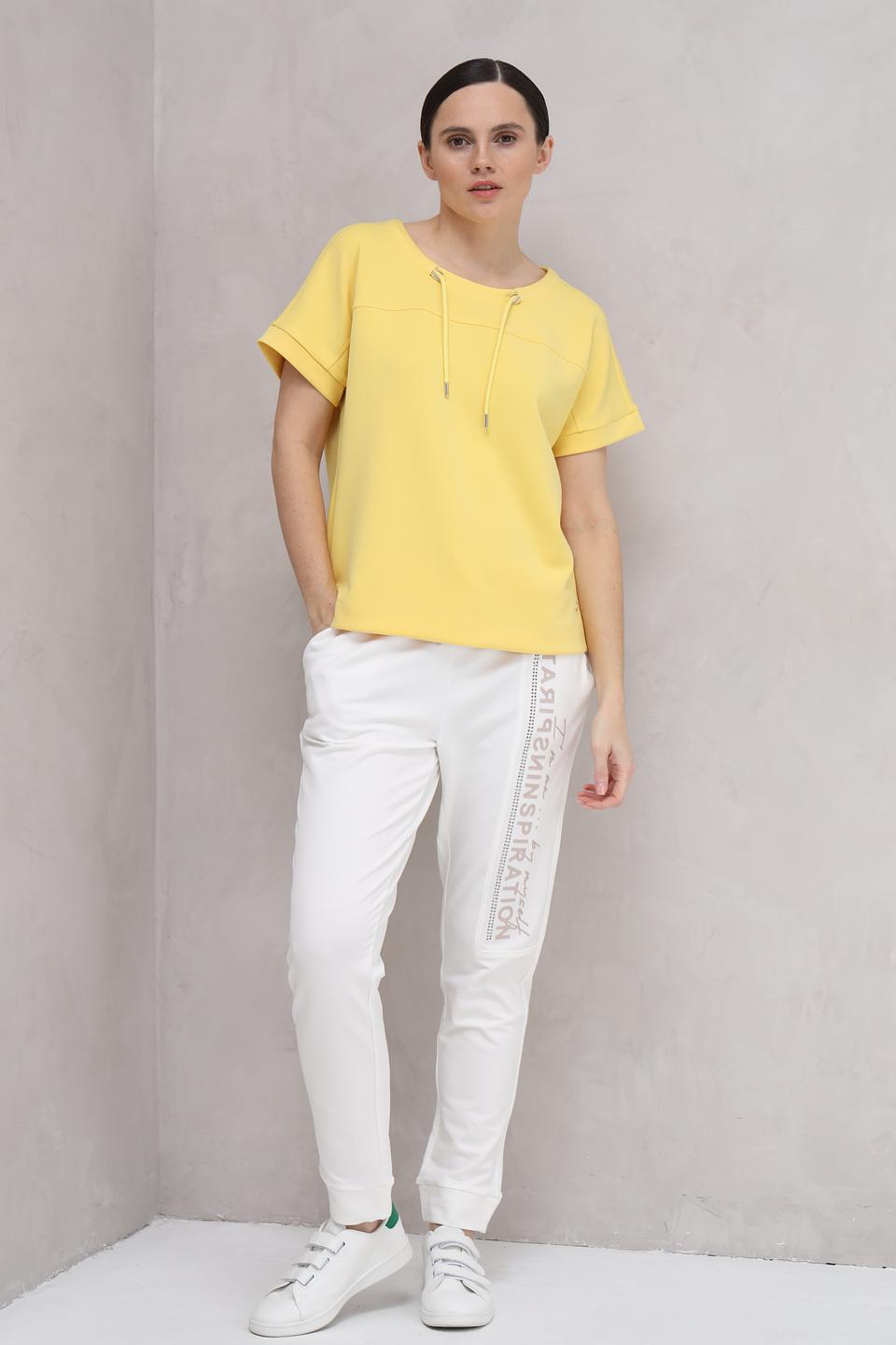Футболка Monari с кулиской жёлтая