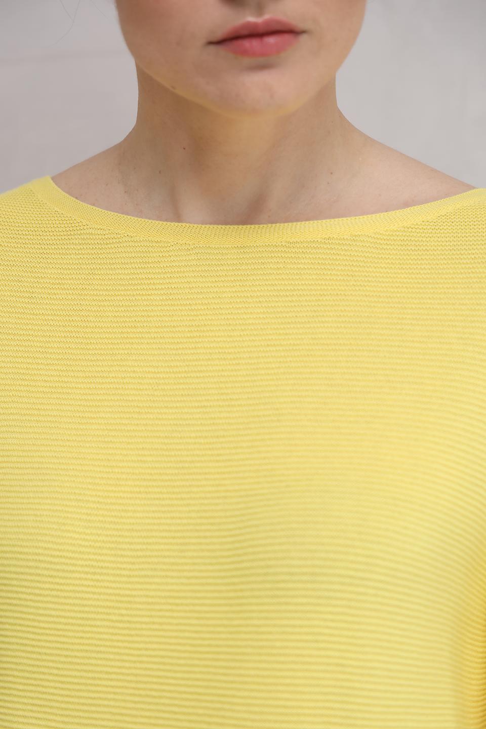 Пуловер Monari жёлтый с рукавом 3/4