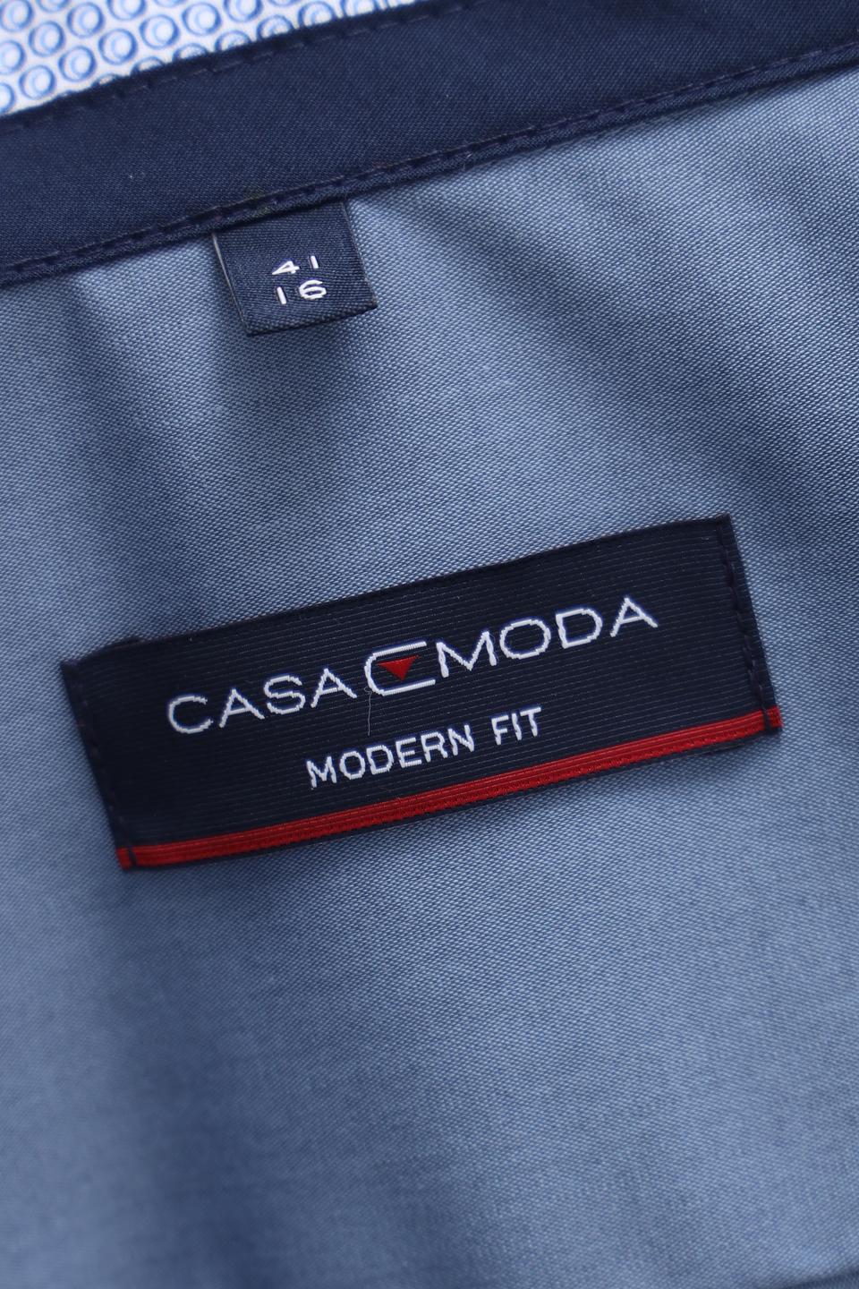 Рубашка кр Casa Moda голубая