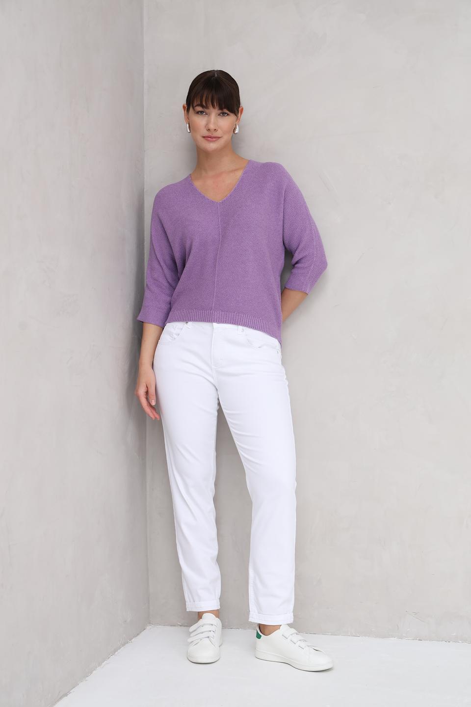 Пуловер Repeat женский лавандовый