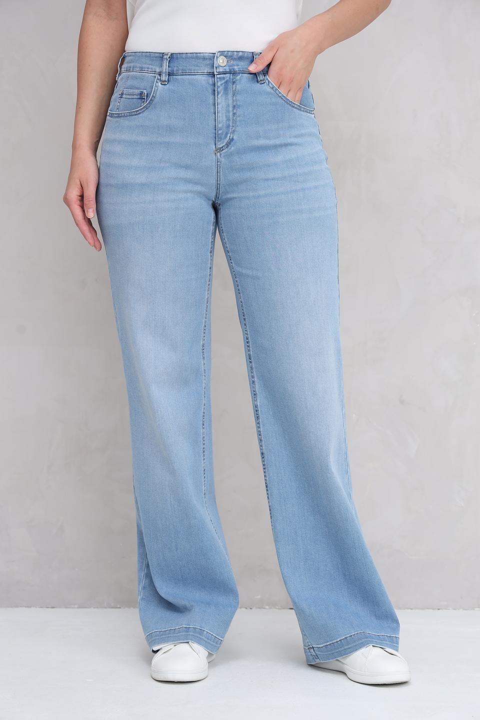 Джинсы Gardeur клеш голубой