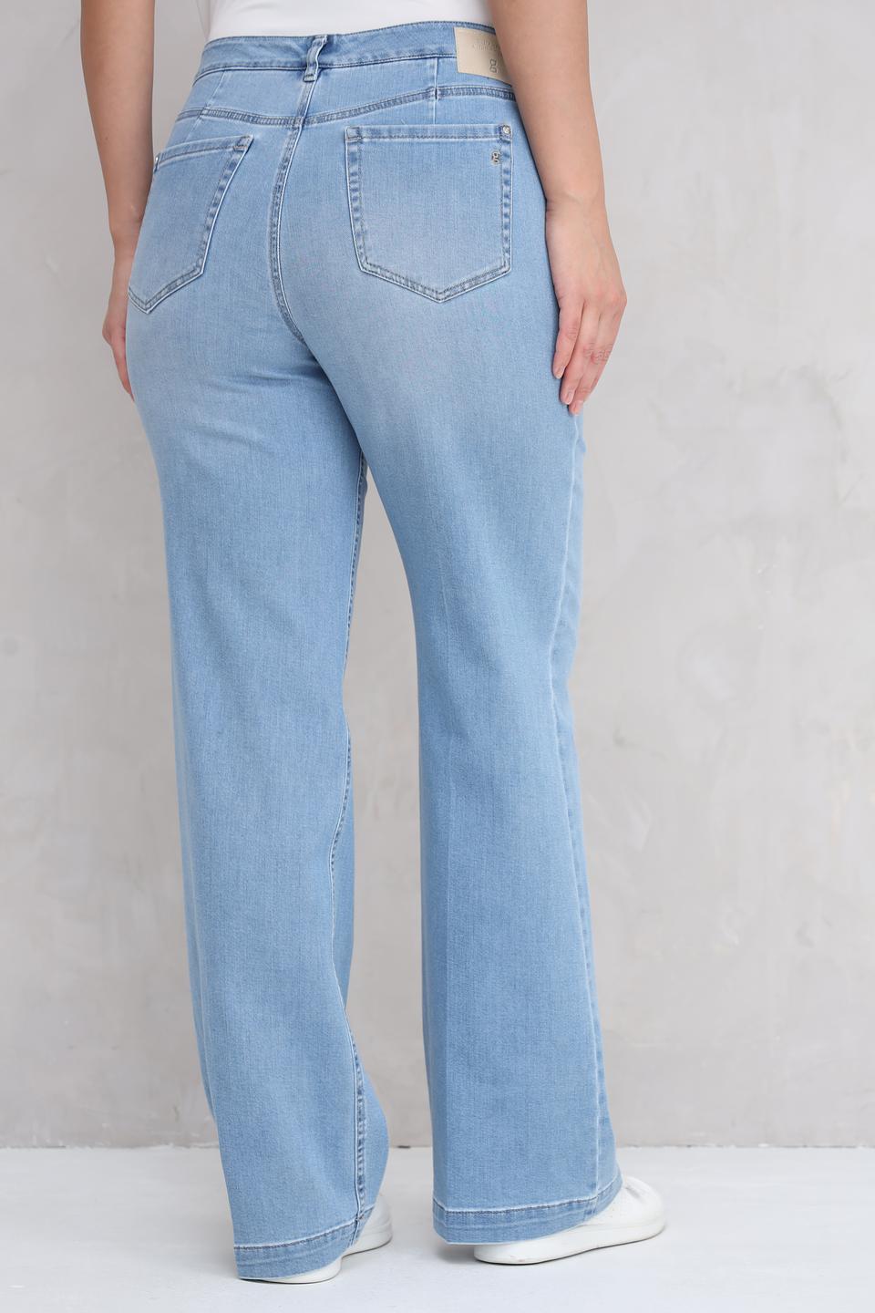 Джинсы Gardeur клеш голубой