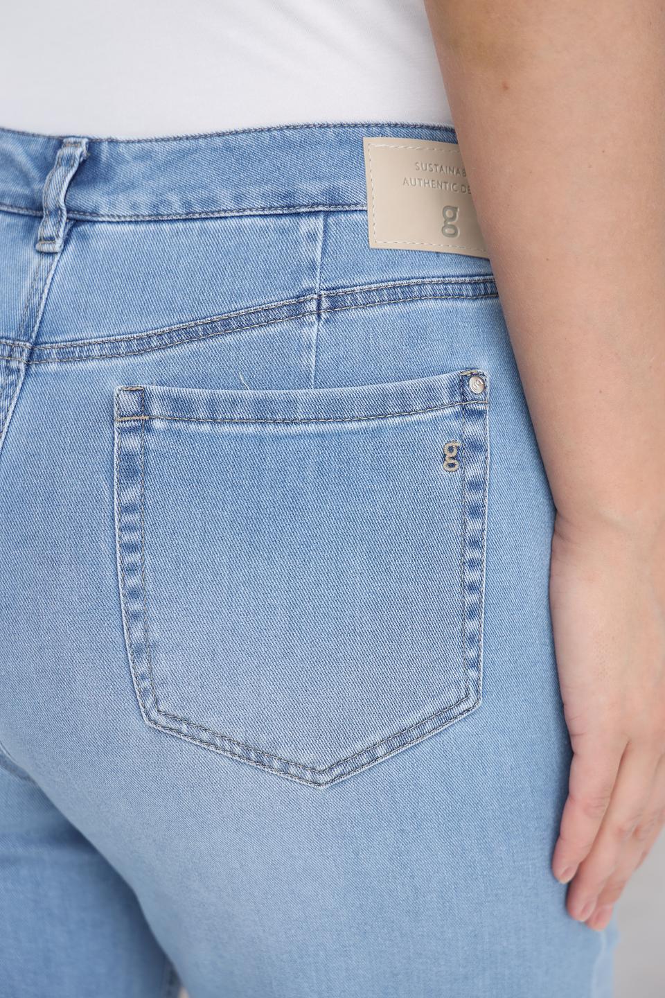 Джинсы Gardeur клеш голубой