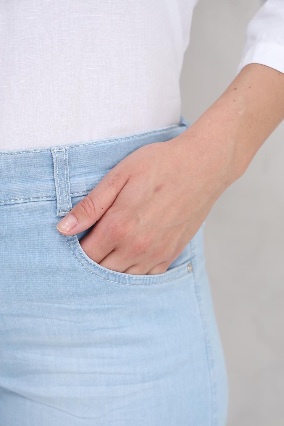 Джинсы Angels клеш голубой