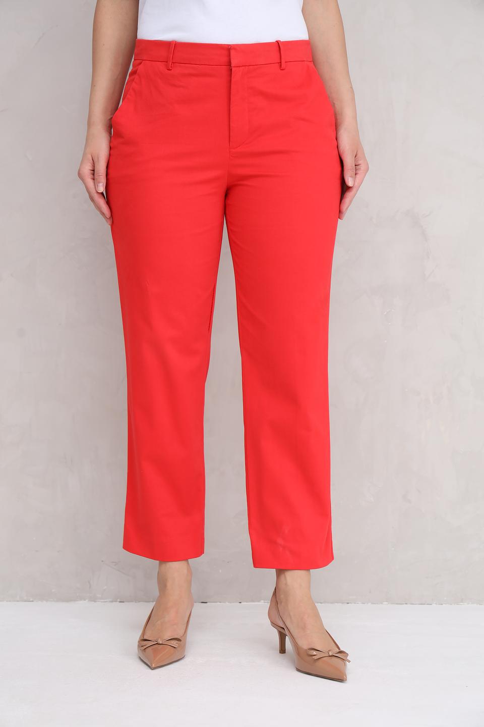 Брюки Bugatti красные прямые