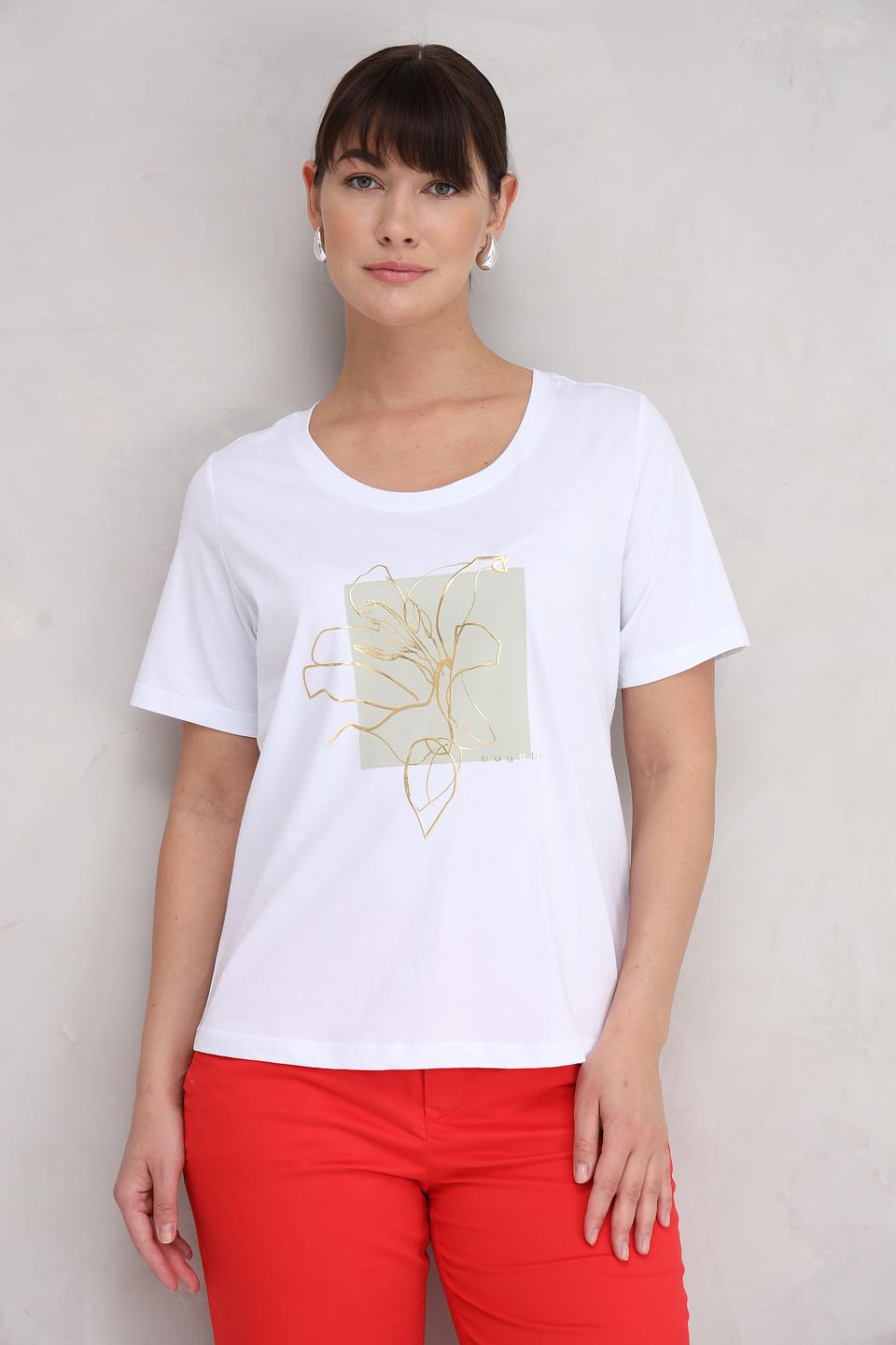 Футболка Bugatti с принтом