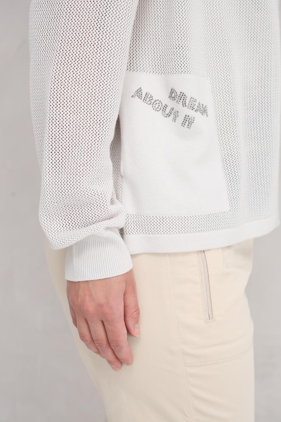 Жакет Lecomte с капюшоном светло-серый