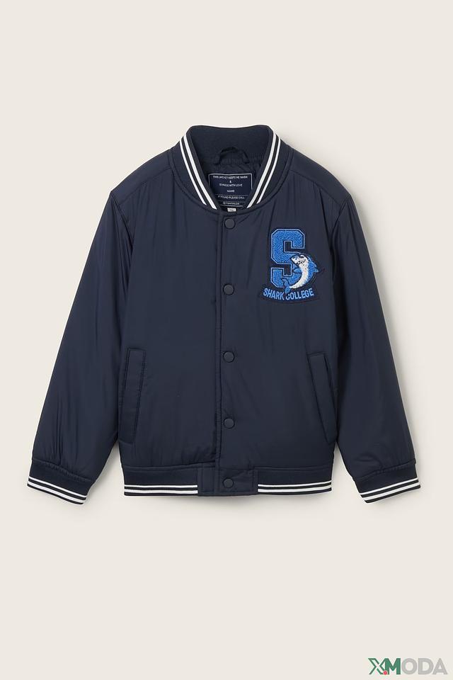 Куртка Tom Tailor синяя с аппликацией