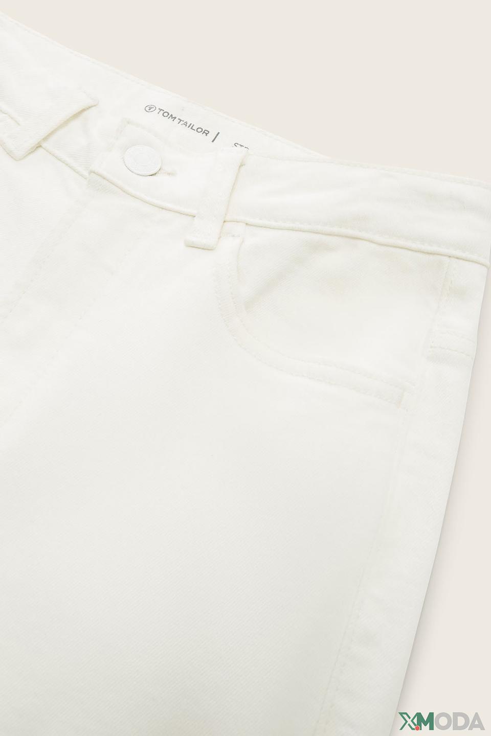 Джинсы Tom Tailor дев. прямые белые