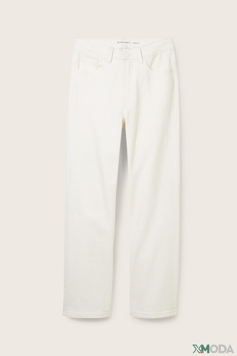 Джинсы Tom Tailor дев. прямые белые