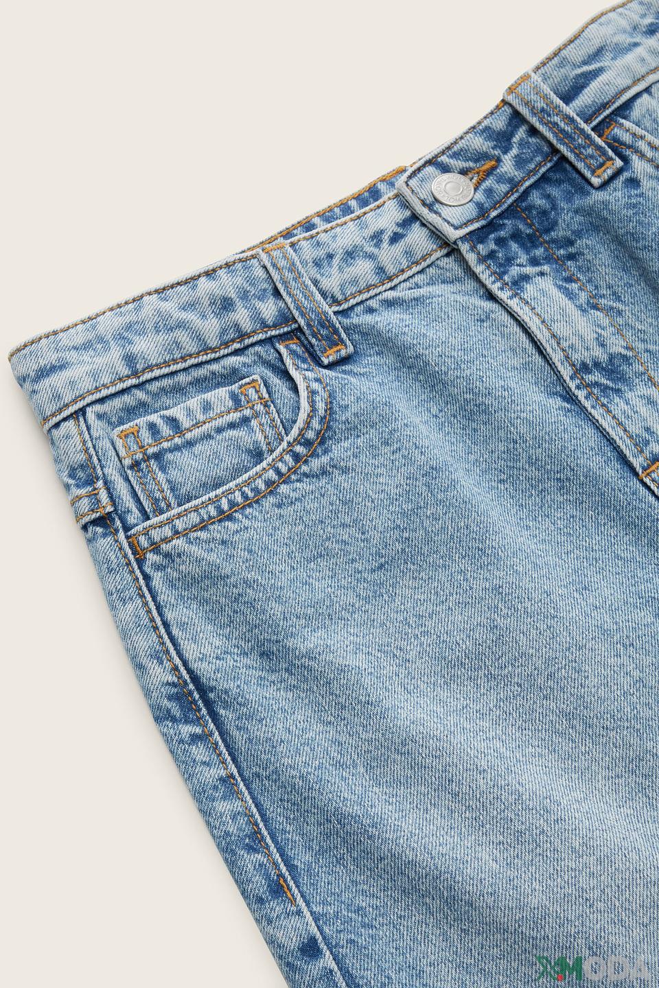 Юбка Tom Tailor дев. джинсовая голубая