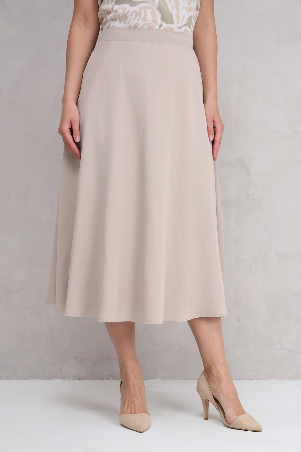 Юбка You Just White бежевая