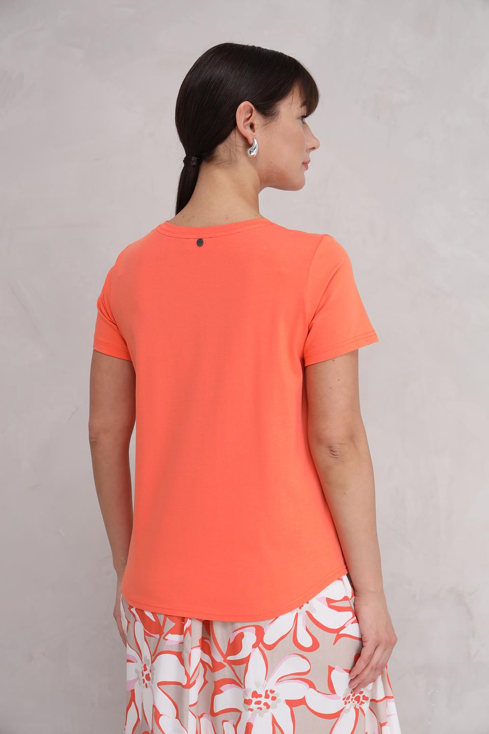 Футболка You Just White коралловая