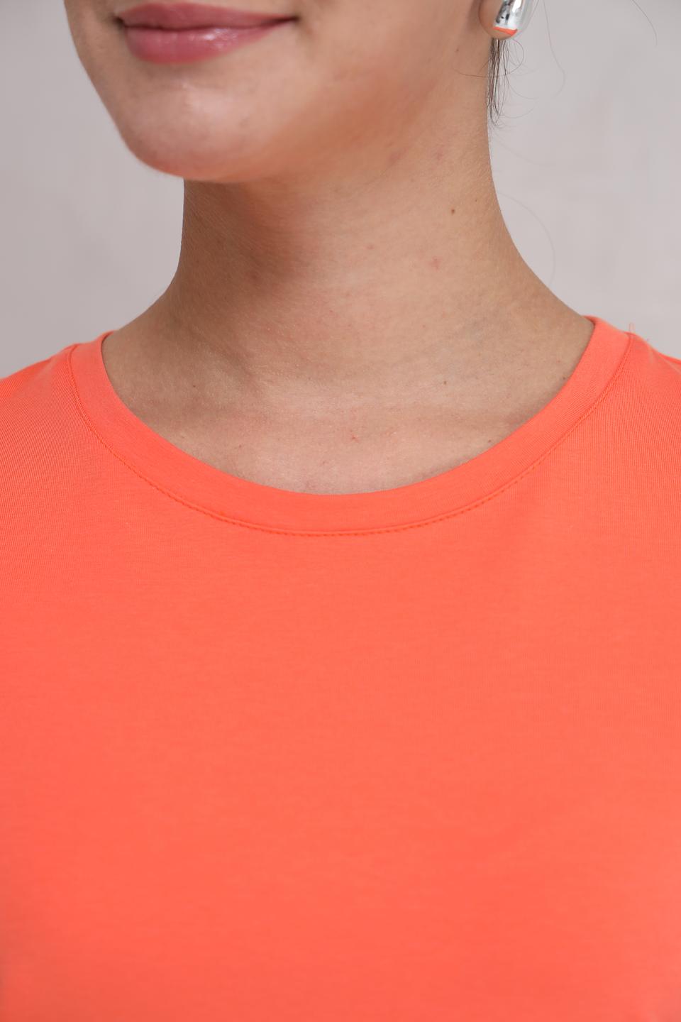 Футболка You Just White коралловая