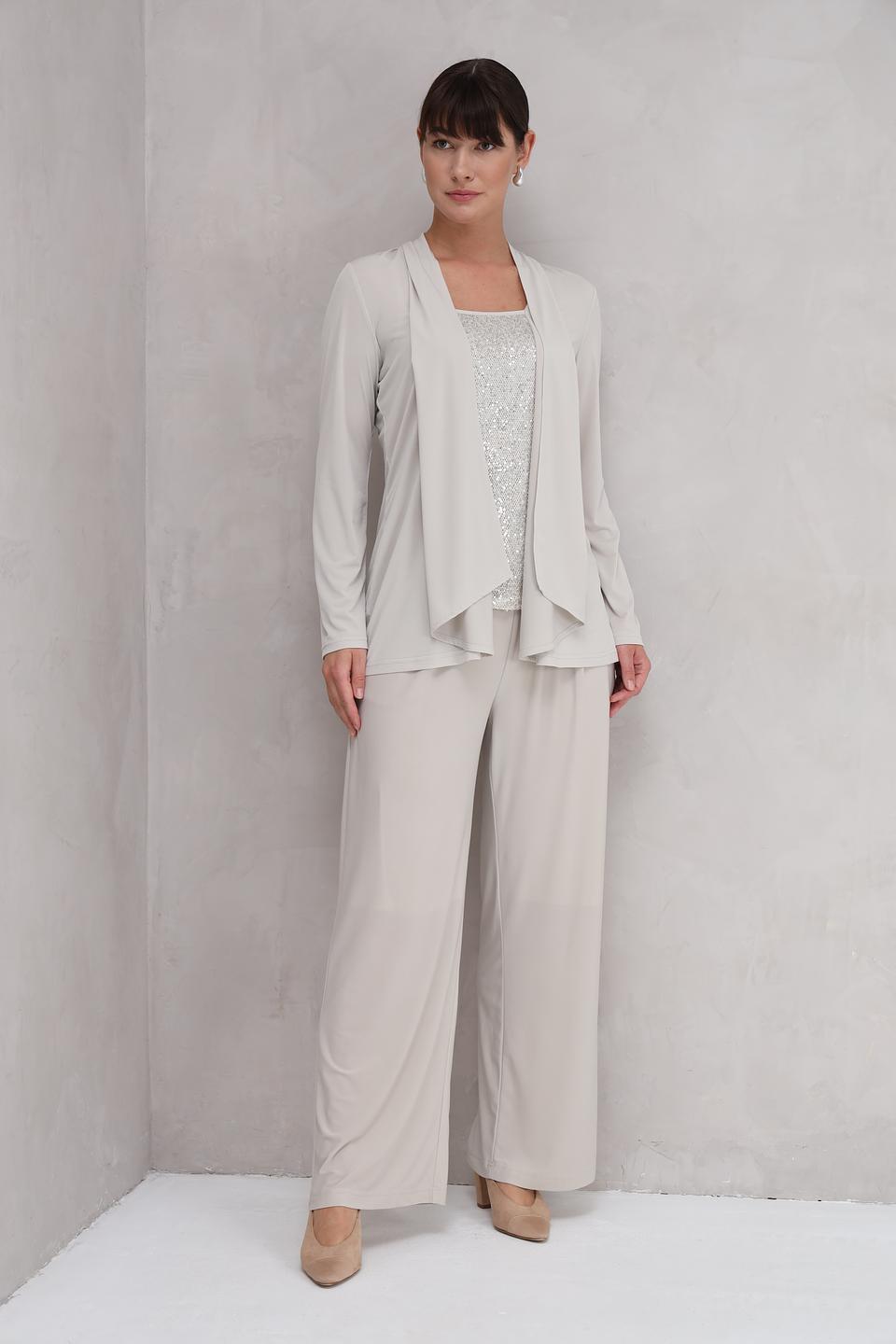 Брюки SE Stenau палаццо бежевые