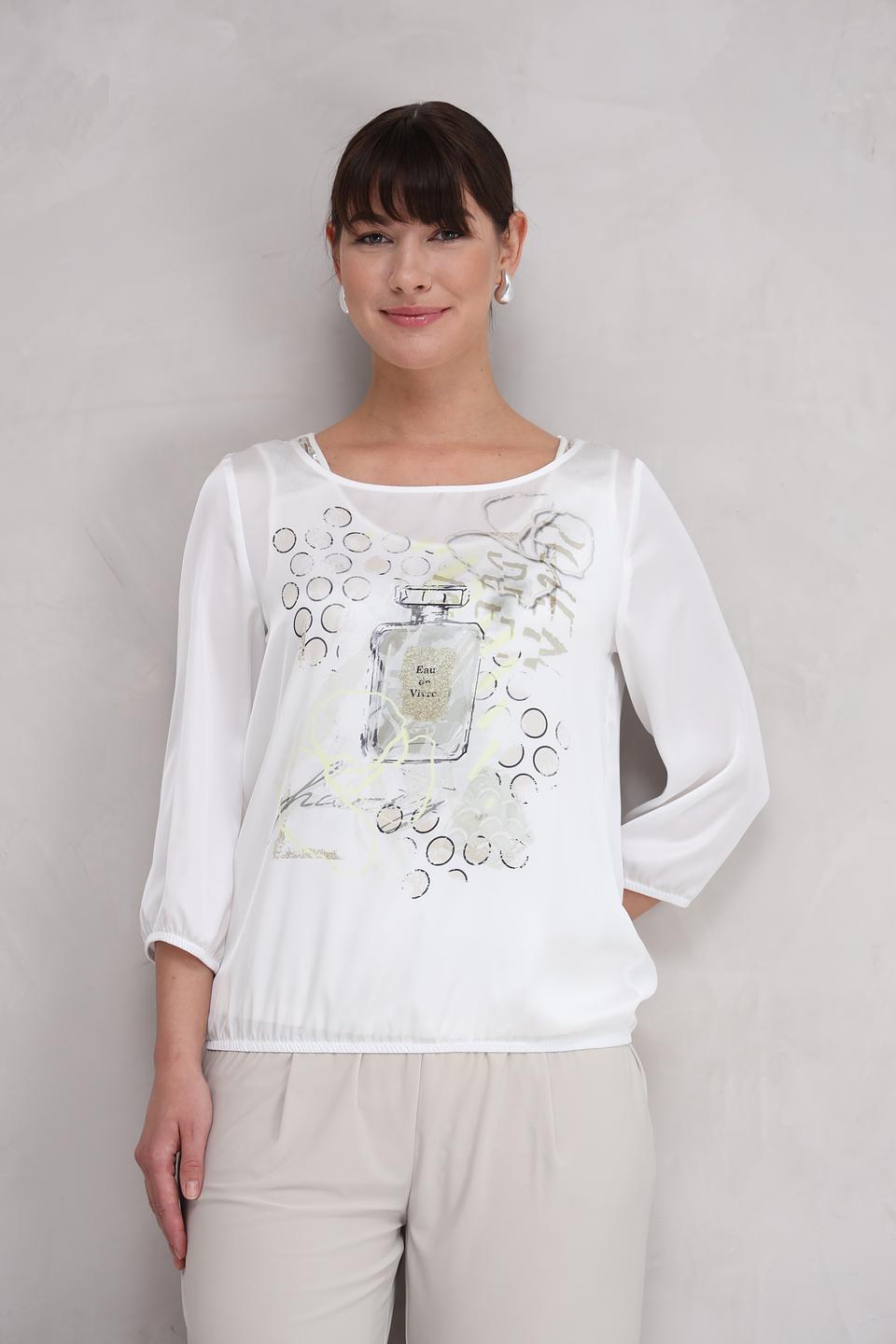 Блуза SE Stenau с принтом флакон