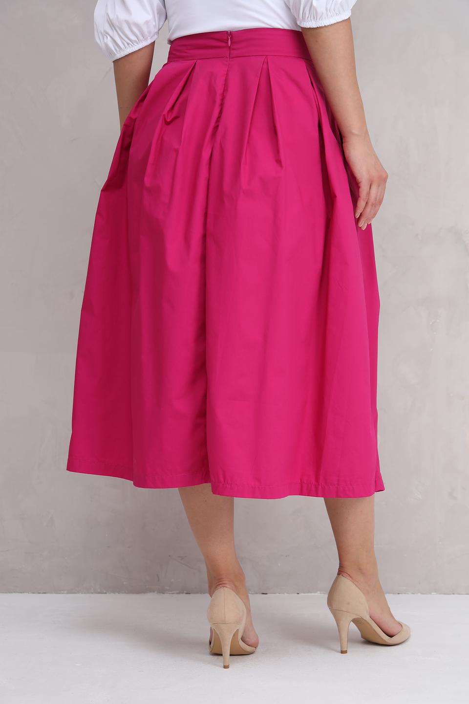 Юбка Oui фуксия с плиссировкой
