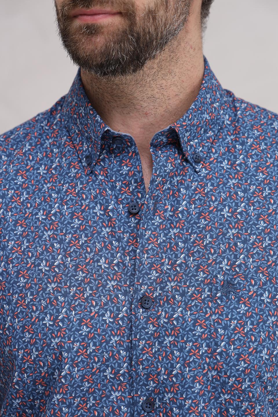 Рубашка кр Lerros с цветочным принтом