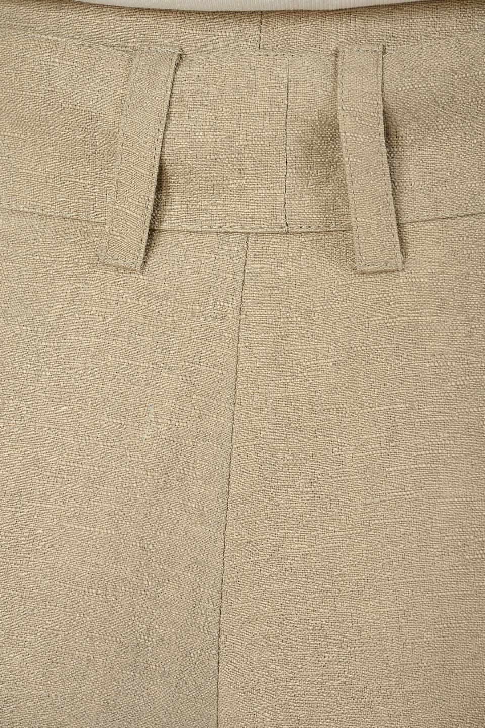 Брюки Giorgio Grati лен бежевые