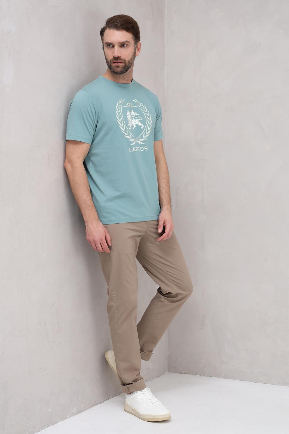 Футболка Lerros с логотипом мятный