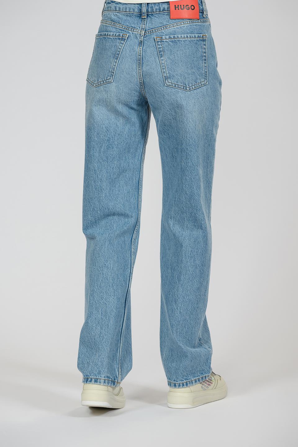 Джинсы Hugo широкого кроя голубые
