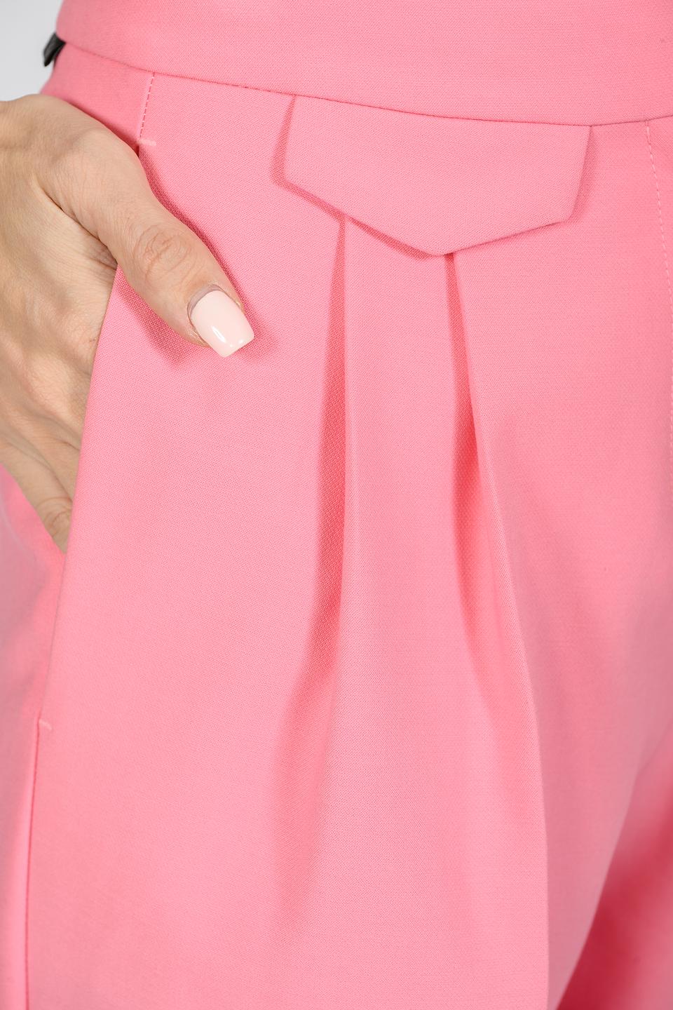 Брюки Hugo жен. розовые палаццо