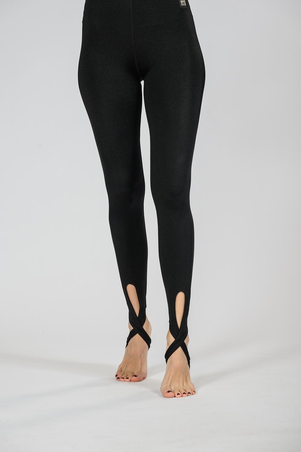 Леггинсы Hugo с разрезами чёрные