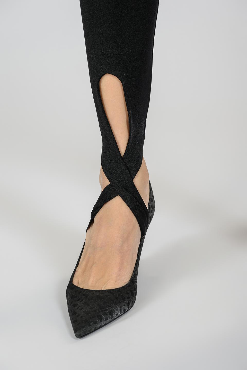 Леггинсы Hugo с разрезами чёрные