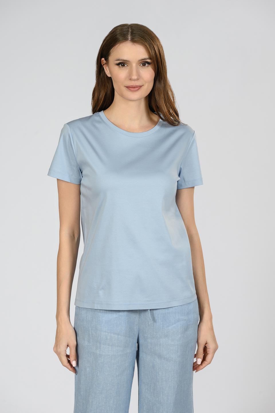 Футболка Emka женская голубая