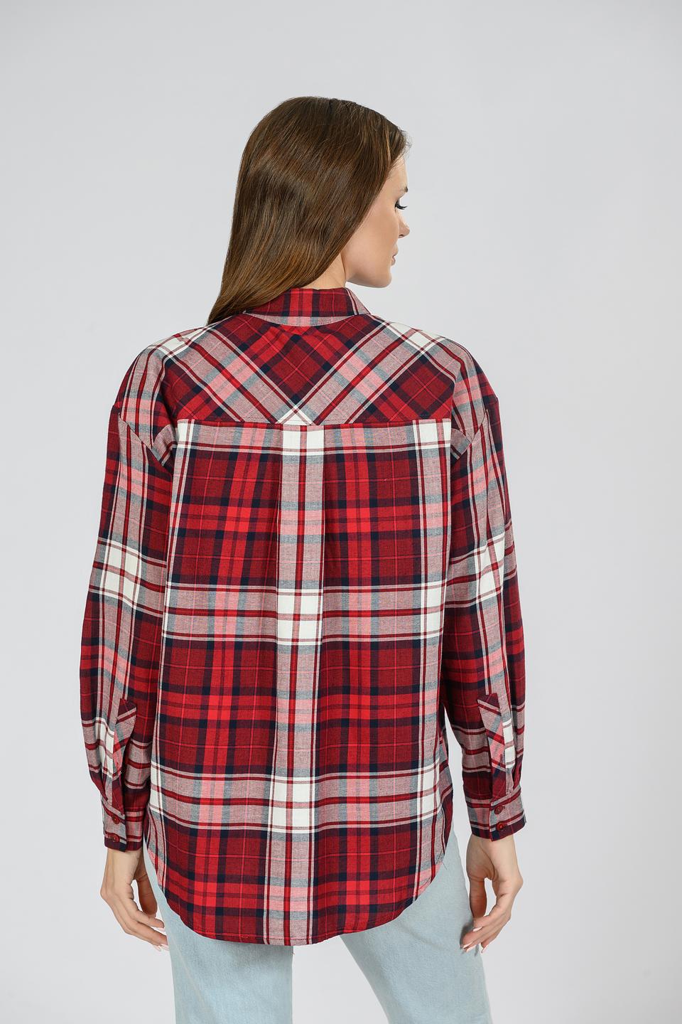 Рубашка Emka жен. в клетку