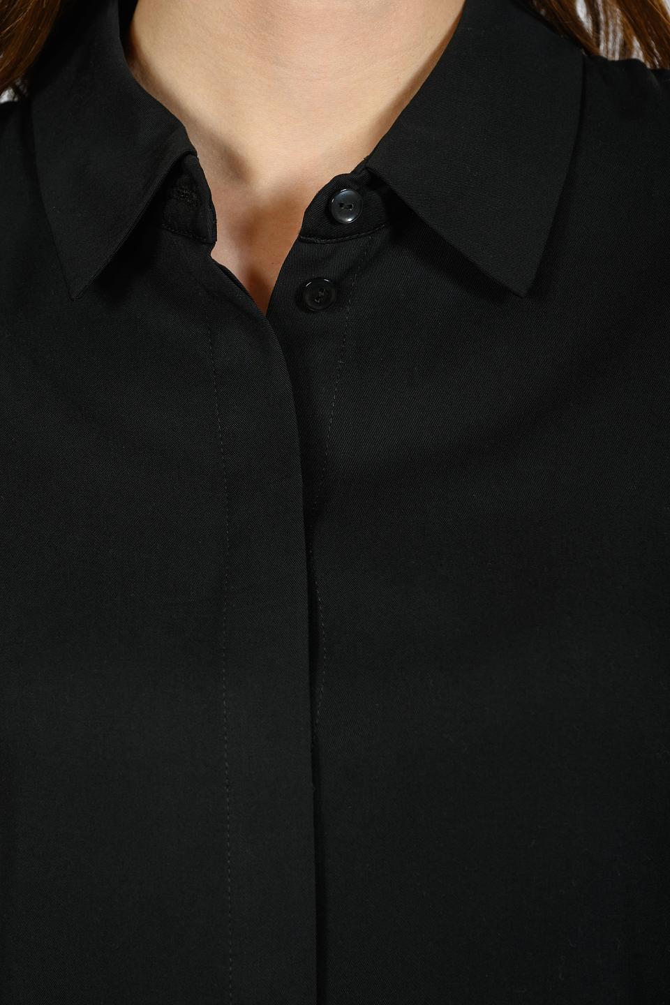 Блуза Emka женская черная с 3/4 рукавом