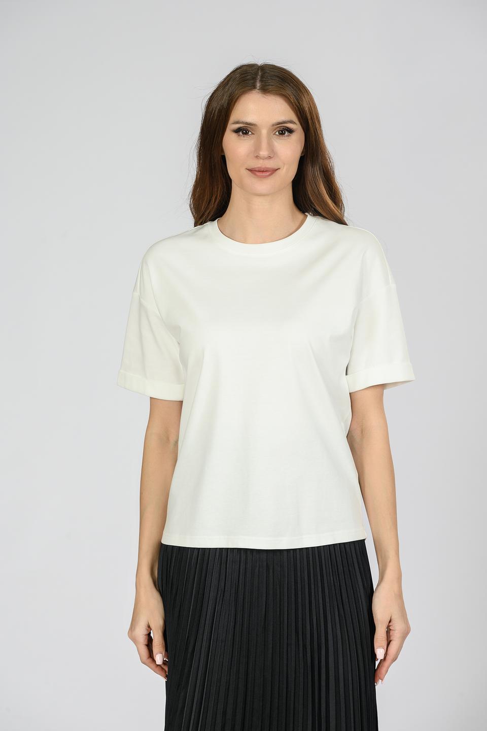 Футболка Emka женская молочная