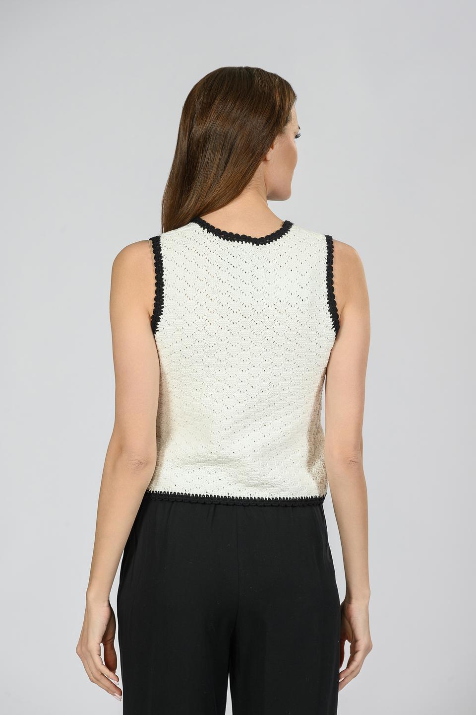 Блуза Emka женская ажурная белая