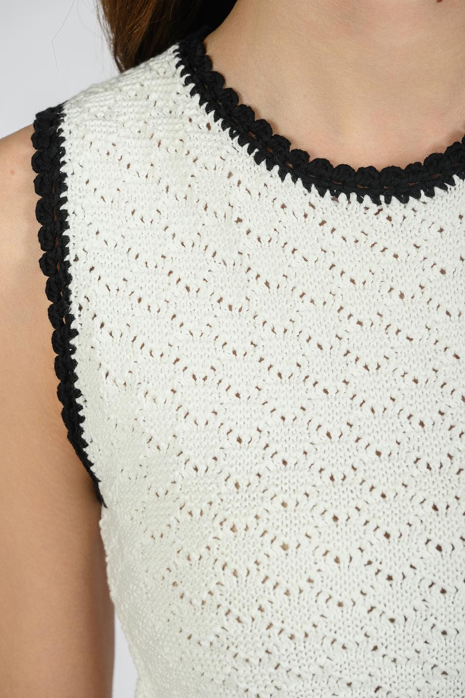 Блуза Emka женская ажурная белая