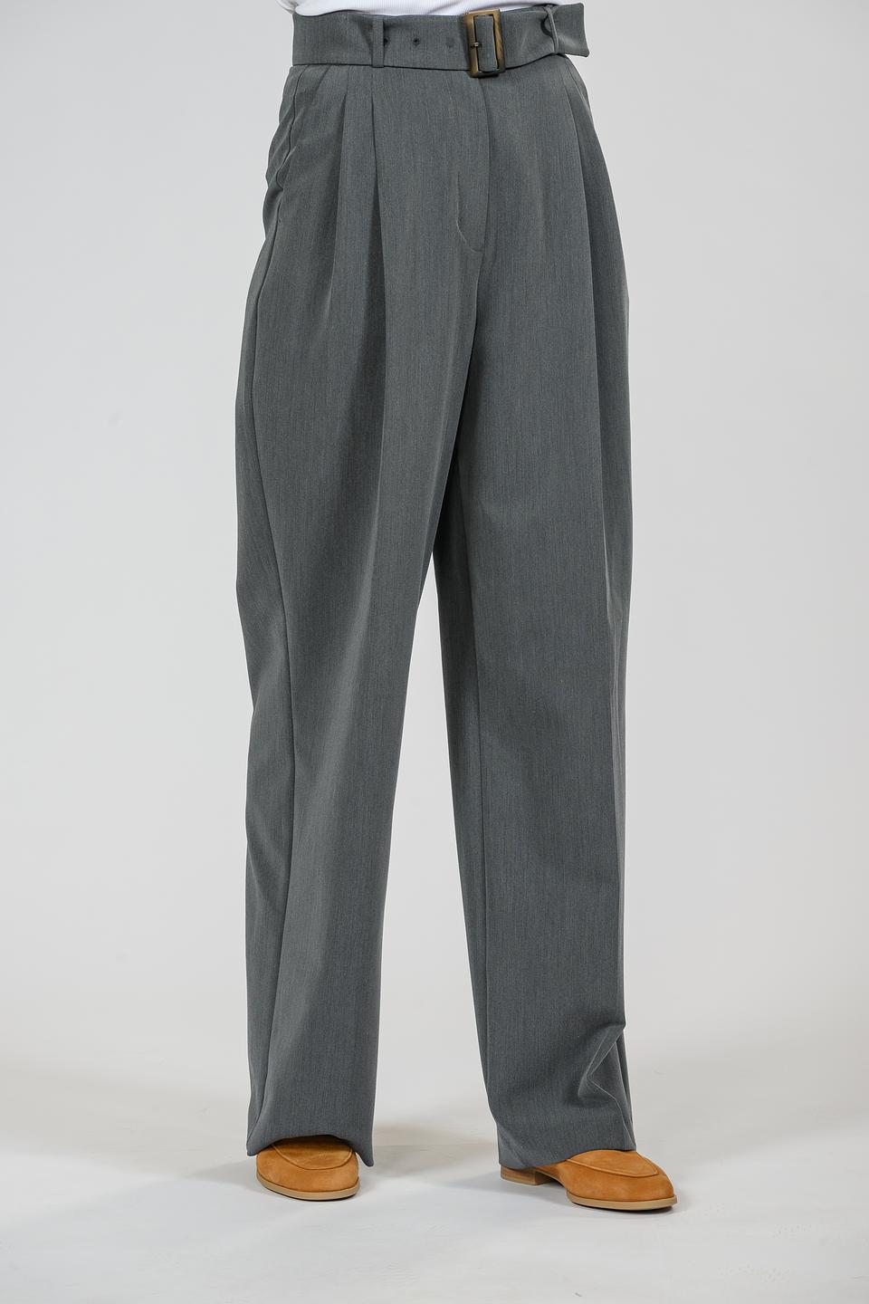 Брюки Emka палаццо серые