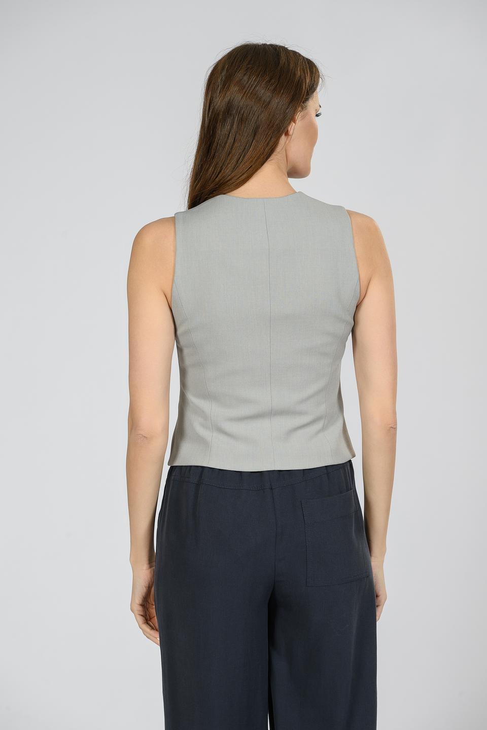 Жилет Emka женский серый